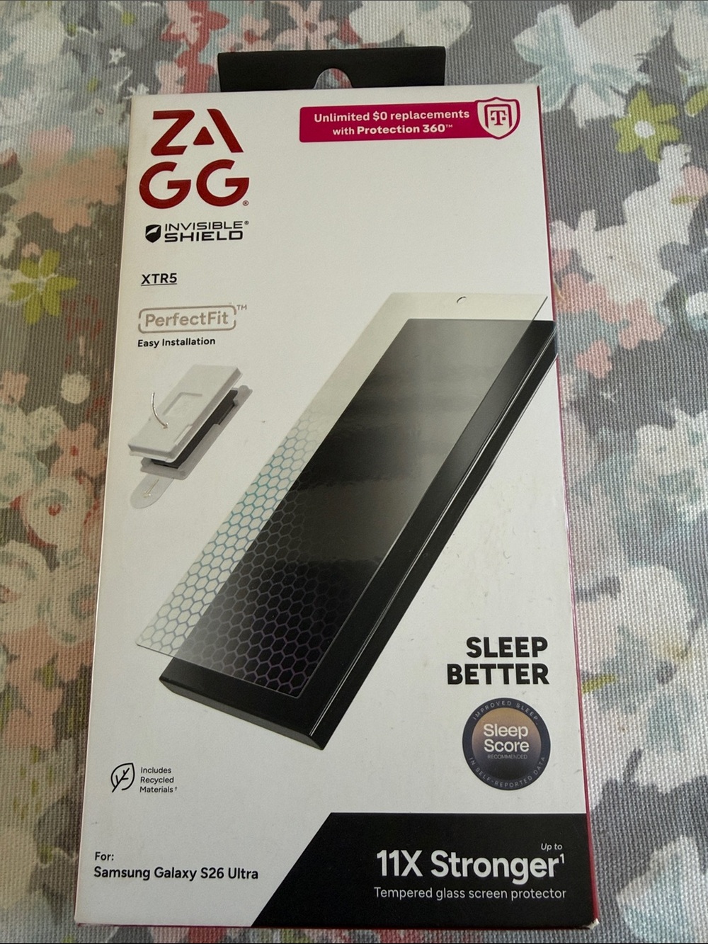 ZAGG InvisibleShield XTR5 Screen Protector for Samsung Galaxy S26 Ultra - White